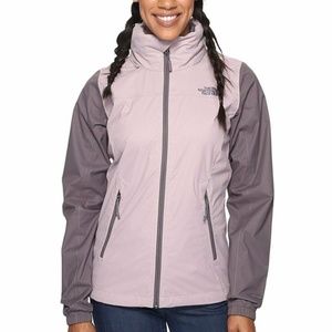 NWT The North Face Waterproof Resolve Jacket, XS, Soft Purple/Gray